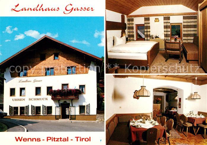 Wenns Pitztal Tirol Gaestehaus Landhaus Gasser Gastraum Fremdenzimmer