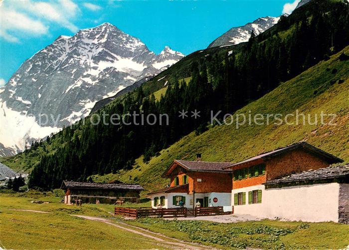 Neustift Stubaital Tirol Pinnisalm mit Habicht Stubaier Alpen
