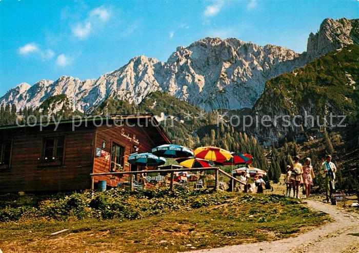 Kufstein Tirol Steinberghuette Berghuette Bergwandern Scheffauer Kaisergebirge