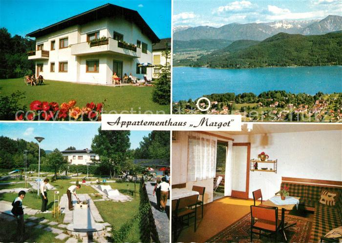 Krumpendorf Woerthersee Appartementhaus Margot Minigolf Alpenpa