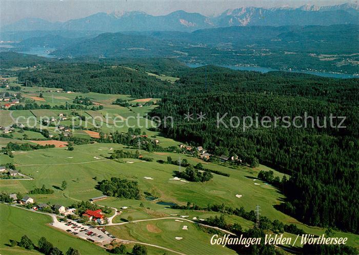 Koestenberg Velden Golfanlagen Alpen Fliegeraufnahme