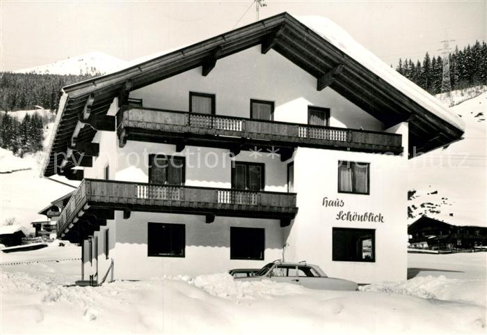 Gerlos Gaestehaus Pension Haus Schoenblick Zillertal im Winter