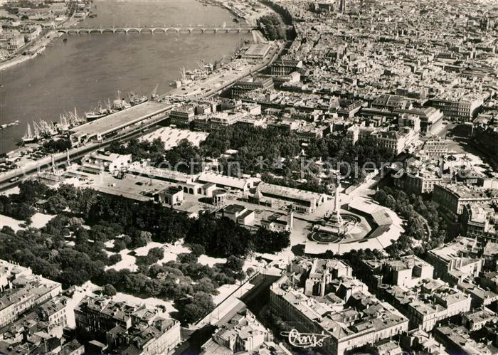 Bordeaux Place des Girondins vue aérienne