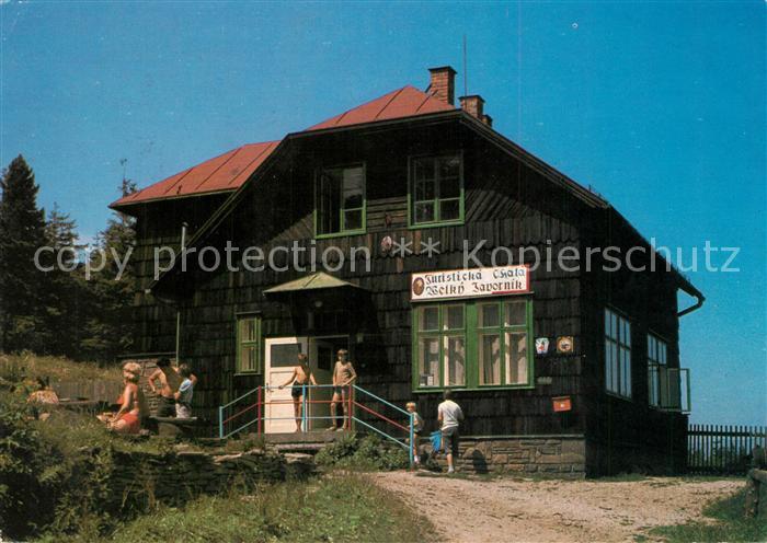 Trojanovice Turisticka chata Velky Javornik Beskydy Bergbaude Beskiden