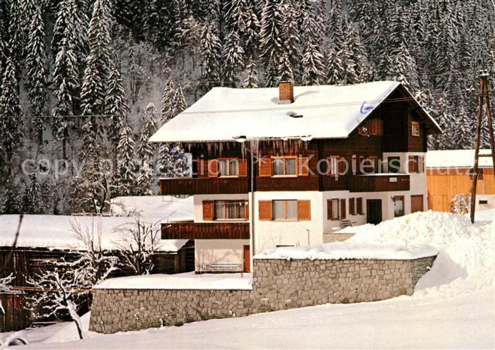 Gortipohl St Gallenkirch Vorarlberg Pension Willi im Winter