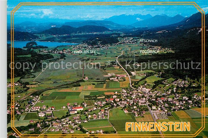Finkenstein Faaker See Fliegeraufnahme