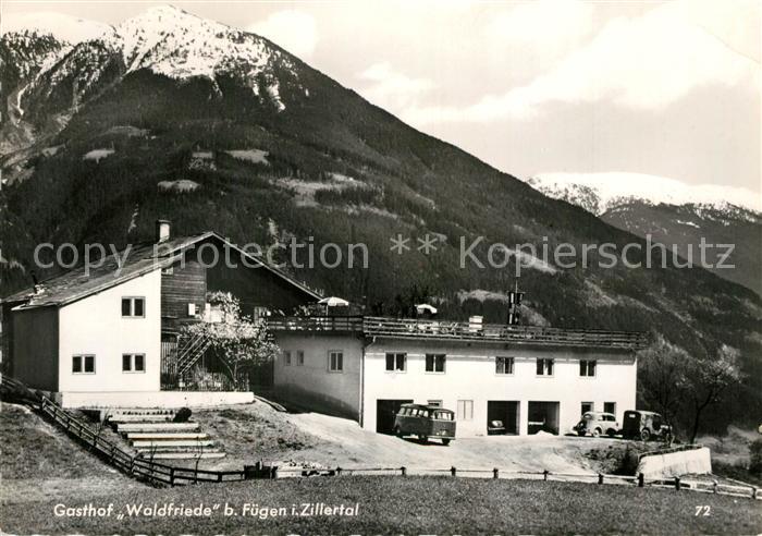 Fuegen Gasthof Waldfriede Zillertaler Alpen