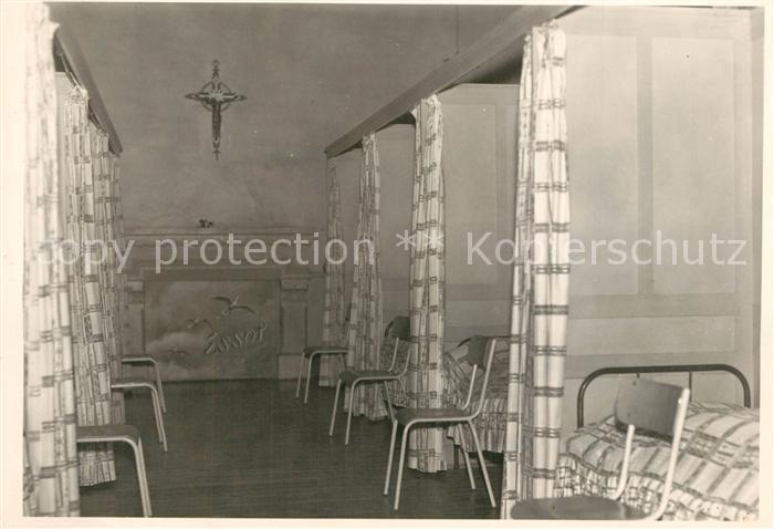 Torcy Sedan Pensionnat Sainte Chrétienne Cours Mabillon le dortoir