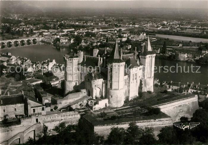 Saumur Chateau Fort vue aérienne