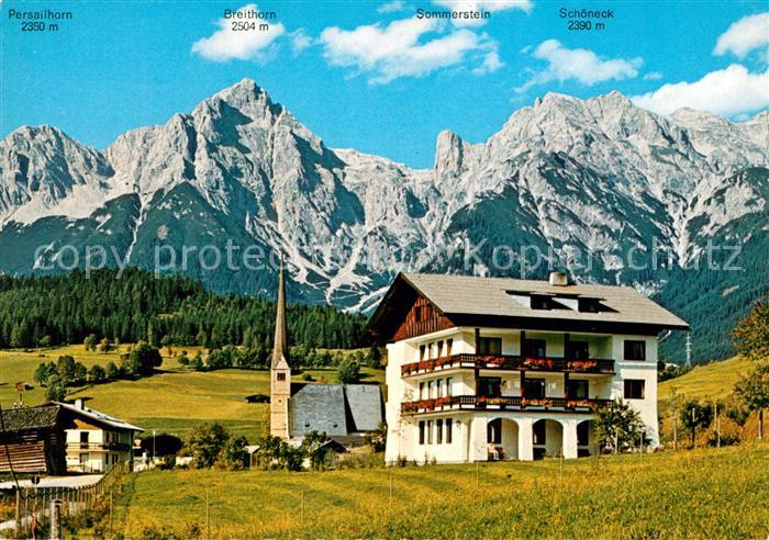 Maria Alm Steinernen Meer Sommerfrische Gaestehaus Pension Kirche Steinernes Mee