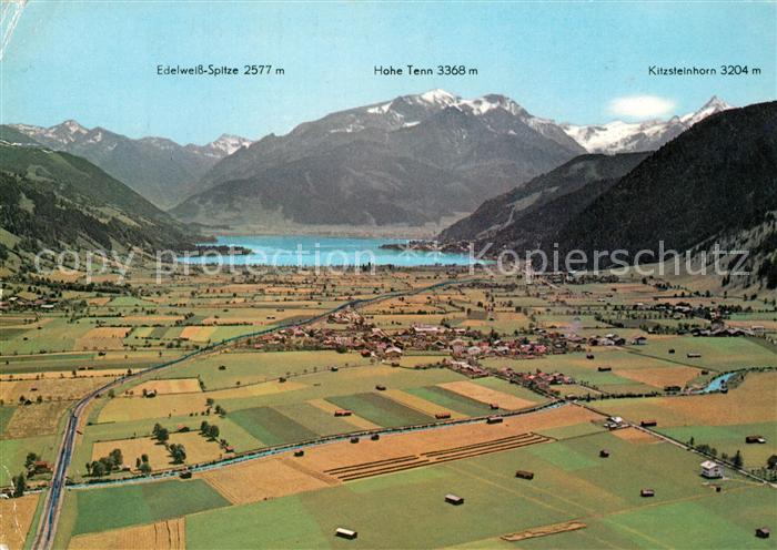 Maishofen Zeller See Hohe Tauern Fliegeraufnahme
