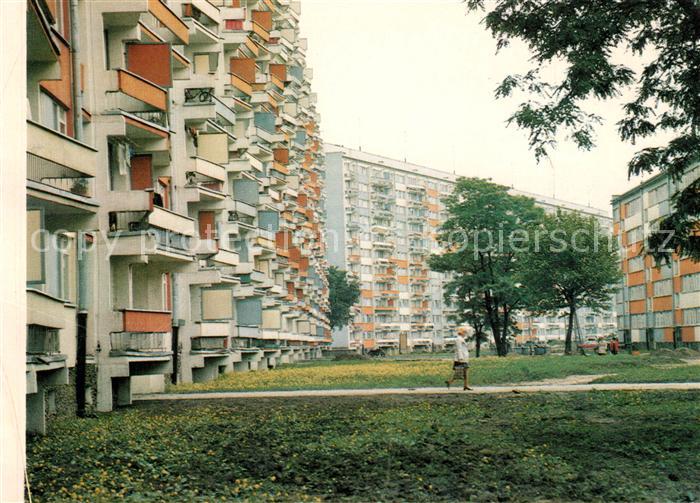 Popowice Wroclaw Fragment osiedla mieszkaniowego Spoldzielni Energetyk