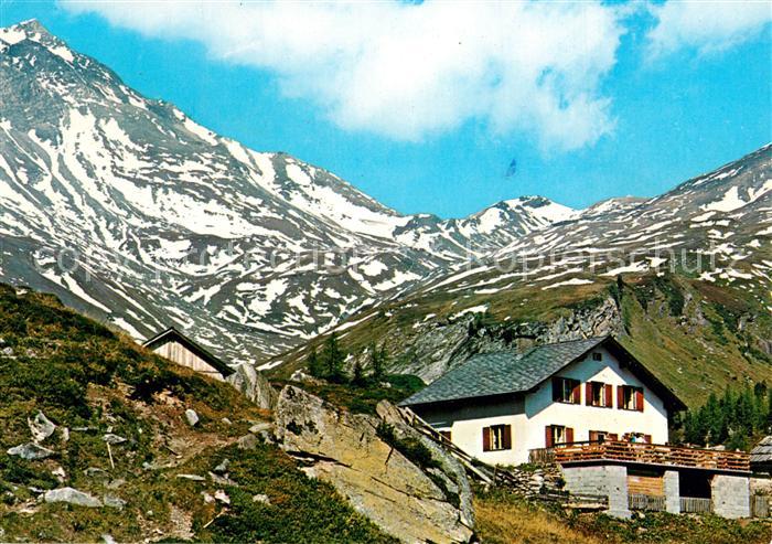 Mallnitz Kaernten Jamnighuette Blick gegen Hagenerhuette Goldberggruppe