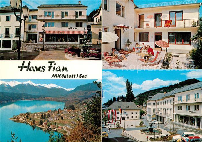 Millstatt Millstaettersee Gästehaus Pension Haus Fian Brunnen Alp
