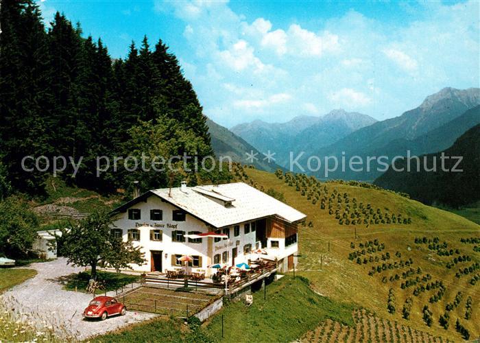Bach Tirol Pension Klapf Lechtal Alpenpanorama