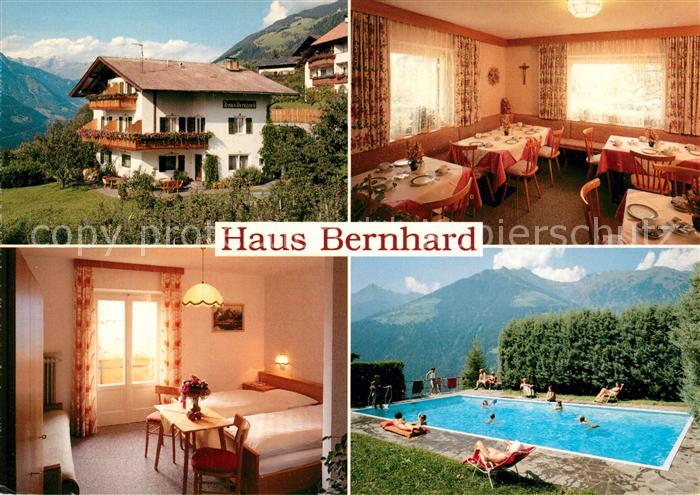 Verdins Gaestehaus Pension Haus Bernhard Swimming Pool Alpenblick