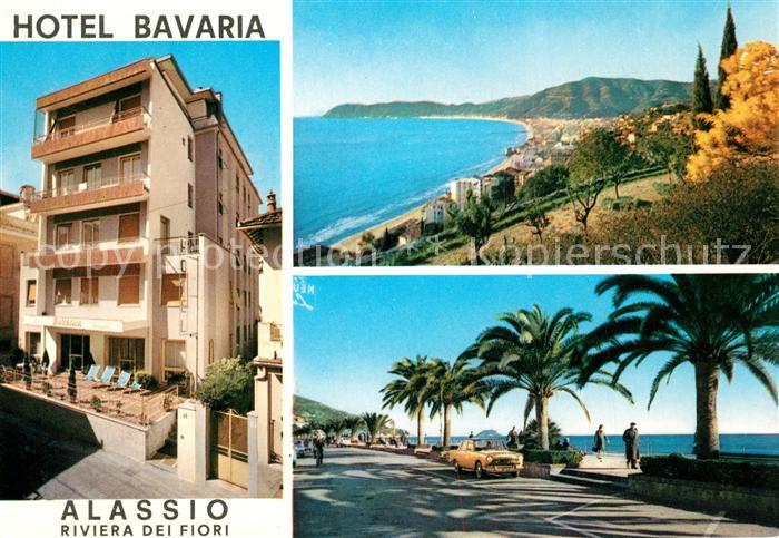 ALAssIO Savona Liguria IT Hotel Restaurant Bavaria Promenade Palmen Kuestenpanor