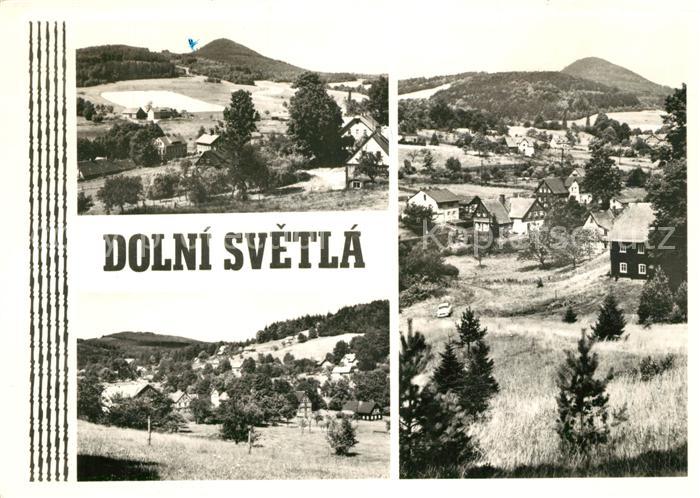 Dolni Svetla Nieder-Lichtenwalde Teilansichten Landschaftspanorama