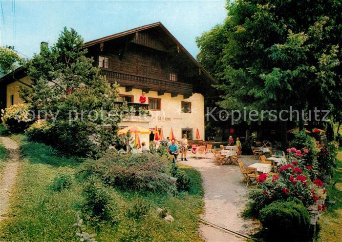 Kellau Golling Gasthaus St Anton Jausenstation Gartenterrasse
