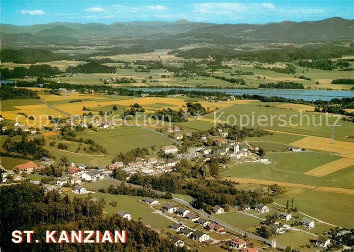 St Kanzian Klopeiner See Fliegeraufnahme