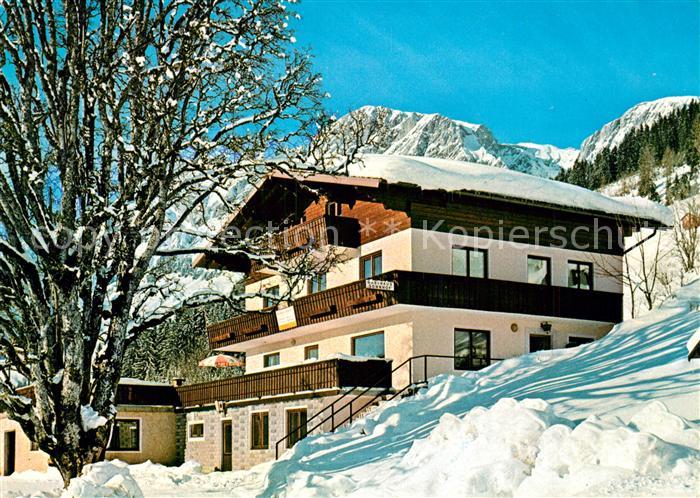 Muehlbach Hochkoenig Gasthaus Sonnhof Winterlandschaft Alpen