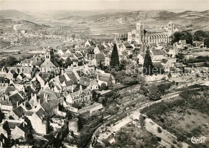 Vezelay Vue aérienne