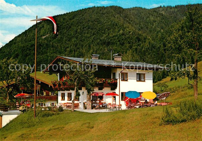 Kirchdorf Tirol Jausenstation Mühlreit Terrasse