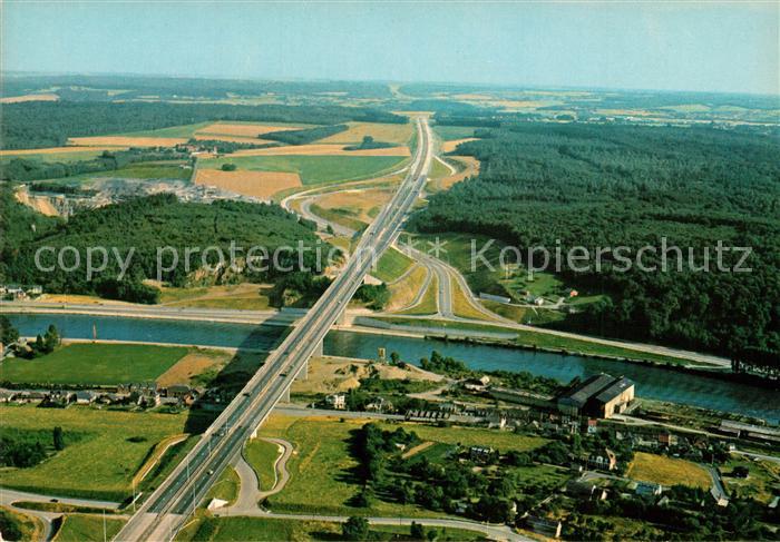 Namur sur Meuse Le Viaduc de Beez sur Meuse Vue aerienne
