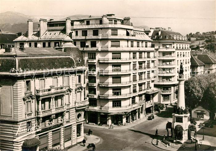 Chambery Savoie Boulevard de la Colonne et la Fontaine