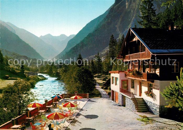 Zillergrund Alpengasthaus Klaushof Terrasse