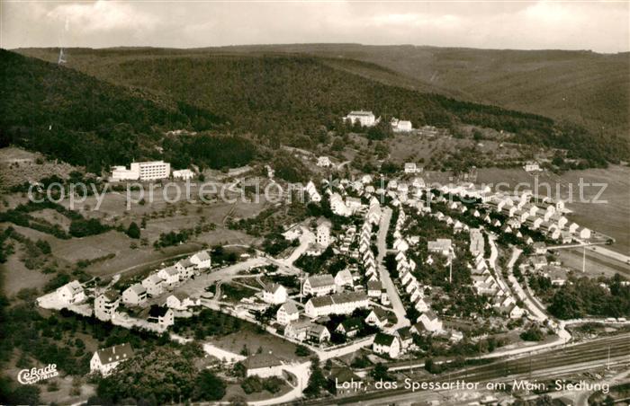 Lohr Main Fliegeraufnahme Siedlung