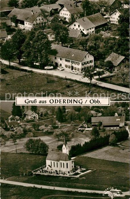 Oderding Weilheim Oberbayern Fliegeraufnahme