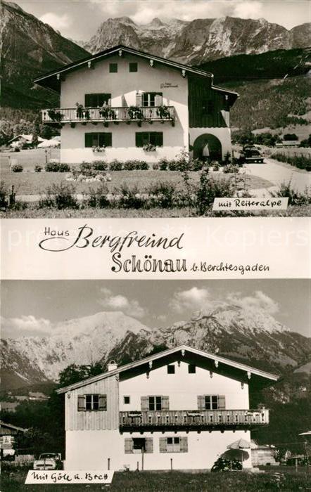 Schoenau Berchtesgaden Haus Bergfreund Reiteralpe