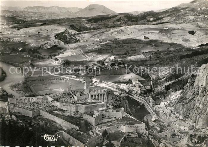 Sisteron Fliegeraufnahme Citadelle Faubourg da l