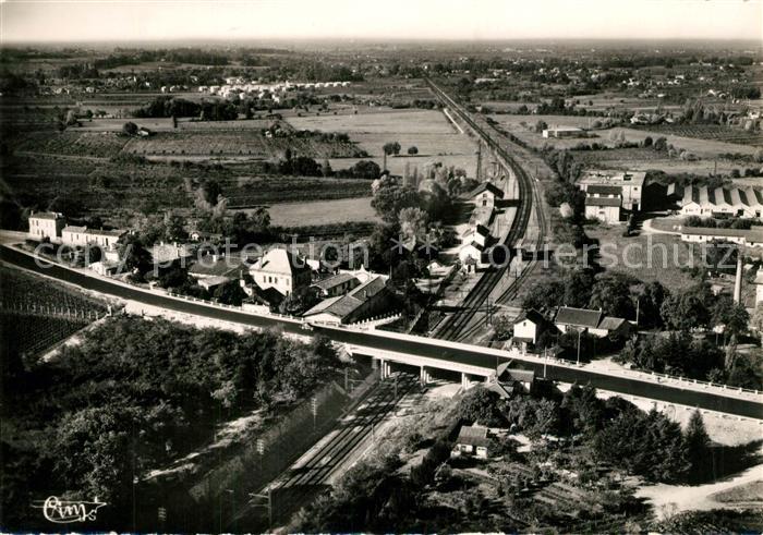 Ambares-et-Lagrave Fliegeraufnahme Quartier Gare