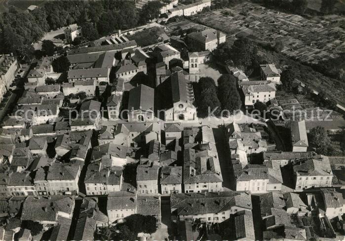 Belleville-sur-Saone Fliegeraufnahme Eglise Quartier Sud-Est rue Victor-Hugo