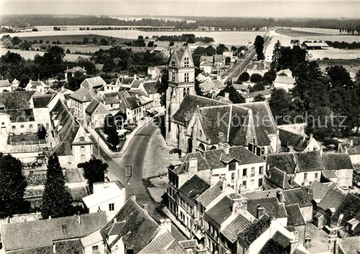 Fontenay-Tresigny Fliegeraufnahme Eglise Route de Paris