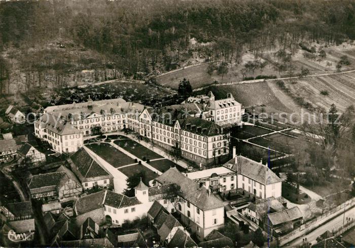 Oberbronn Bas Rhin Elsass Fliegeraufnahme Couvent
