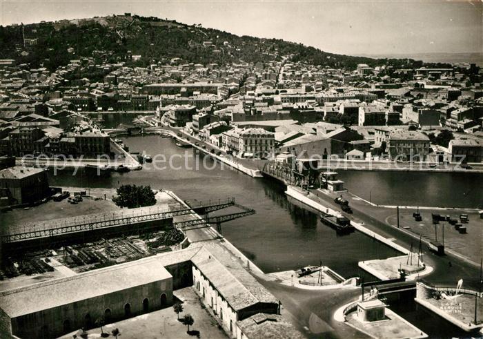 Sete Herault Fliegeraufnahme Quais St-Clair