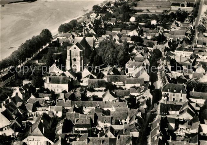Saint-Dye-sur-Loire Fliegeraufnahme Eglise