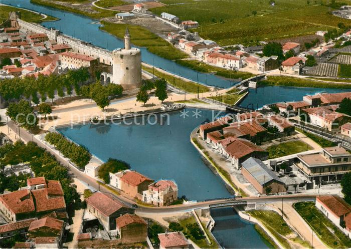 Aigues-Mortes Gard Fliegeraufnahme Tour Constance