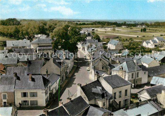 Brain-sur-Allonnes Rue Principale Fliegeraufnahme