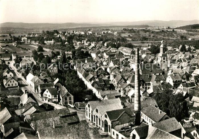 Bouxwiller Saverne Fliegeraufnahme