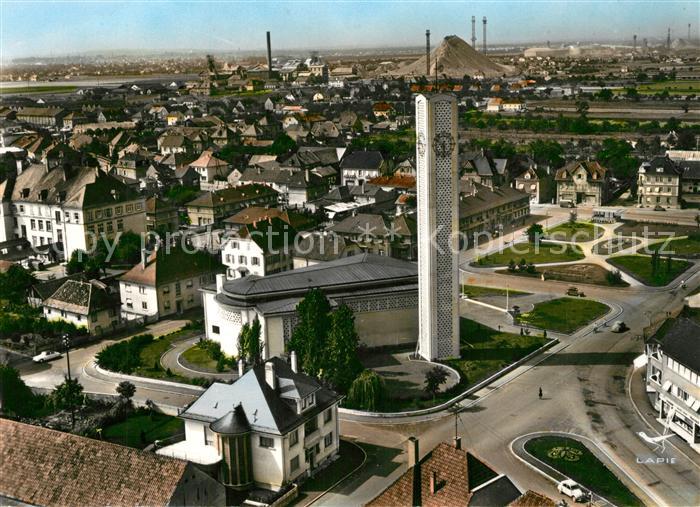 Wittenheim Fliegeraufnahme Eglie Ste-Marie Place Thiers