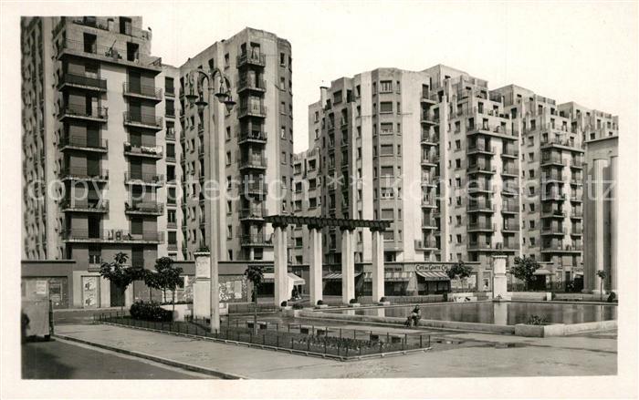 Villeurbanne Gratte-Ciel Place Marechal-Petain rue Michel-Servet