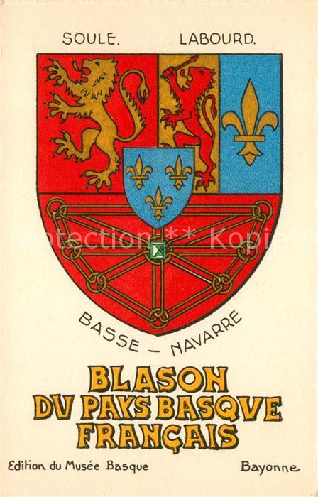 Bayonne 64 Blason du Pays Basque Francais Wappen