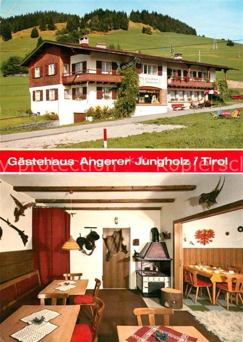 Jungholz Tirol Gaestehaus Angerer Gaststube