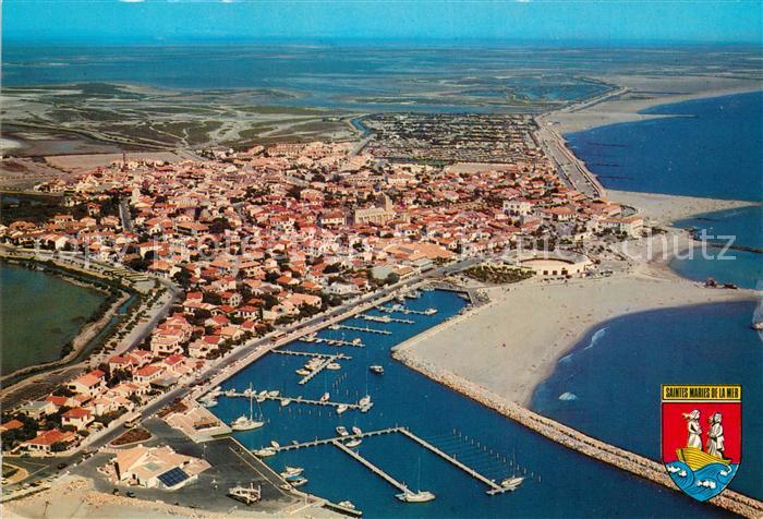 Les Saintes-Maries-de-la-Mer Vue aerienne