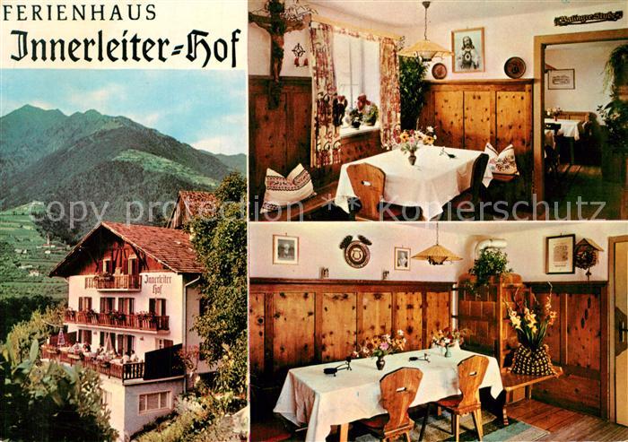 Schenna Meran Ferienhaus Innerleiter Hof Gaststube