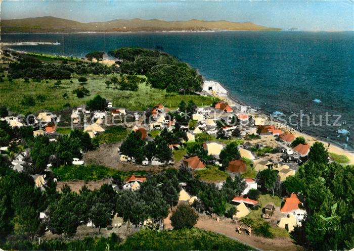 La Londe-les-Maures Les Bormettes Camp et plage du Pansard Vue aerienne